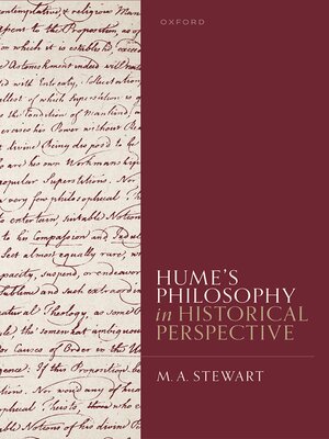 cover image of Hume's Philosophy in Historical Perspective